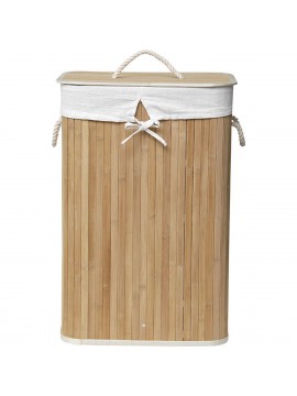 8709195 TENDANCE KORPA ZA VES SA PLATNENOM VRECOM 30X40X60CM BAMBUS BELA