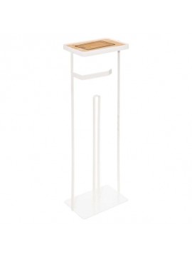 174679A FIVE DRZAC TOALETNOG PAPIRA I TELEFONA MODERN 18X12X59,2CM, METAL BELA