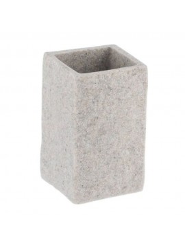 61120180 TENDANCE CASA ZA CETKICE 10,5X6,3X6,3 CM POLIRESIN  SIVA