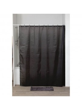 1101103 TENDANCE ZAVESA ZA KADU 180X200CM PEVA CRNA