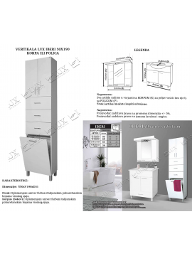 Vertikala Iberi 50x190 korpa