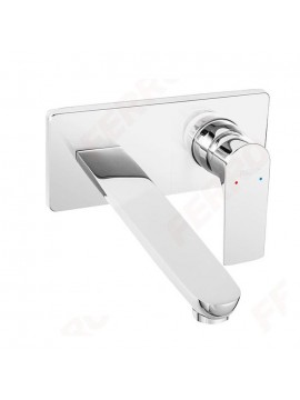 Ugradna Zidna Baterija Za Lavabo, Izliv 22cm, Algeo Sq/ BAQ3PA22