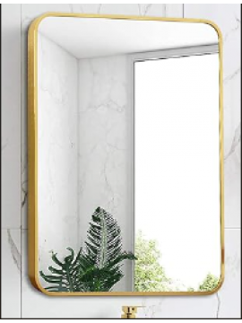 Ogledalo alu-ram 50x70, gold - CL22 300006