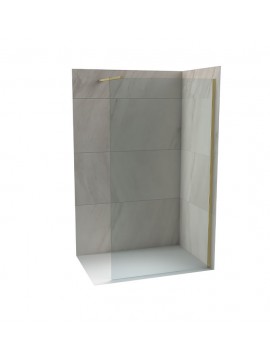 C-02-S100BG Walk-in COPEN MONTE 1000x2000 8mm staklo, brushed gold
