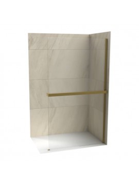 Walk in C-02-WIS120BG Copen monte super.1200x2000,staklo 8mm,polica i držač BRUŠENO ZLATO