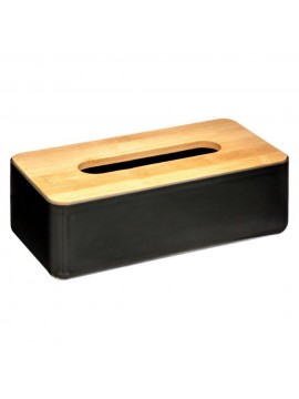 155928C FIVE KUTIJA ZA MARAMICE NATUREO 8,8X26X13,2CM PP CRNA