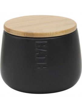 6785237 TENDANCE KUTIJA ZA VATU  BATH 7,5X10 CM BAMBUS CRNA