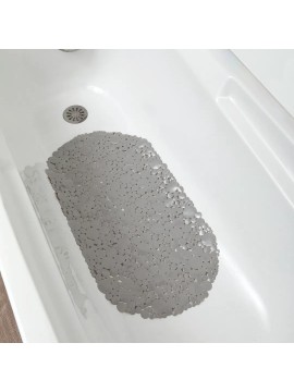 7215182 TENDANCE GUMA ZA KADU BUBBLES 69X36CM PVC PROVIDNO SIVA