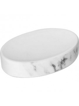 6482602 TENDANCE POSUDA ZA SAPUN MARBRE 13X8,5X3 CM KERAMIKA BELA