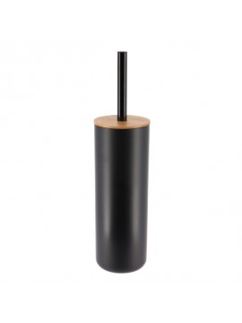6674237 TENDANCE WC CETKA FANO POLIRESIN/BAMBUS, CRNA