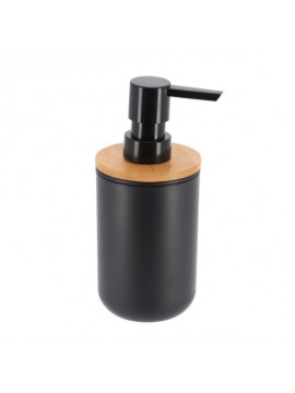 6274237 TENDANCE DOZATOR ZA SAPUN FANO 300 ML POLIRESIN/BAMBUS, CRNI