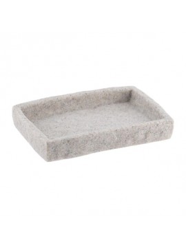 64120180 TENDANCE POSUDA ZA SAPUN 2X13X9 CM POLIRESIN SIVA